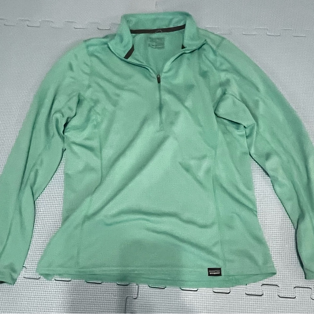 Patagonia Midweight Teal Capilene Baselayer EUC Women’s Medium